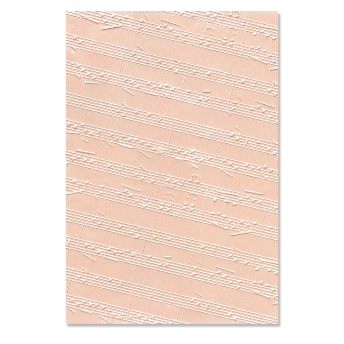 3-D Textured Impressions Embossing Folder - Musical Notes by Kath Breen