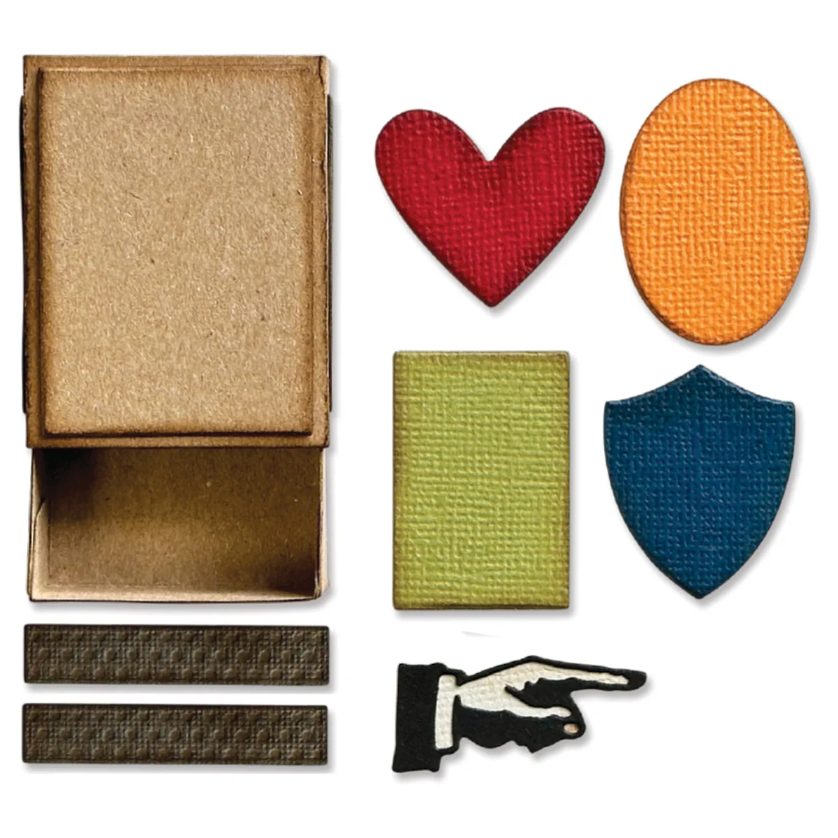 666604_vault_matchbox_rgb_1200x1200.webp Sizzix Thinlits Die Set 10PK – Vault Matchbox by Tim Holtz