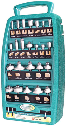 HANDY 24pc ROUTER BIT SET