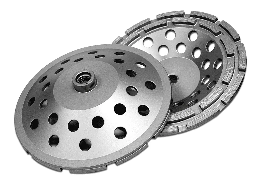 Diamond Products 4.5"X 5/8"-11 Delux-Cut Double Row Segmented Diamond Cup Grinder