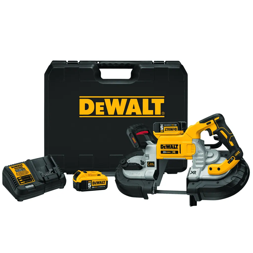 DeWalt 20V MAX* 5" Dual Switch Band Saw Kit