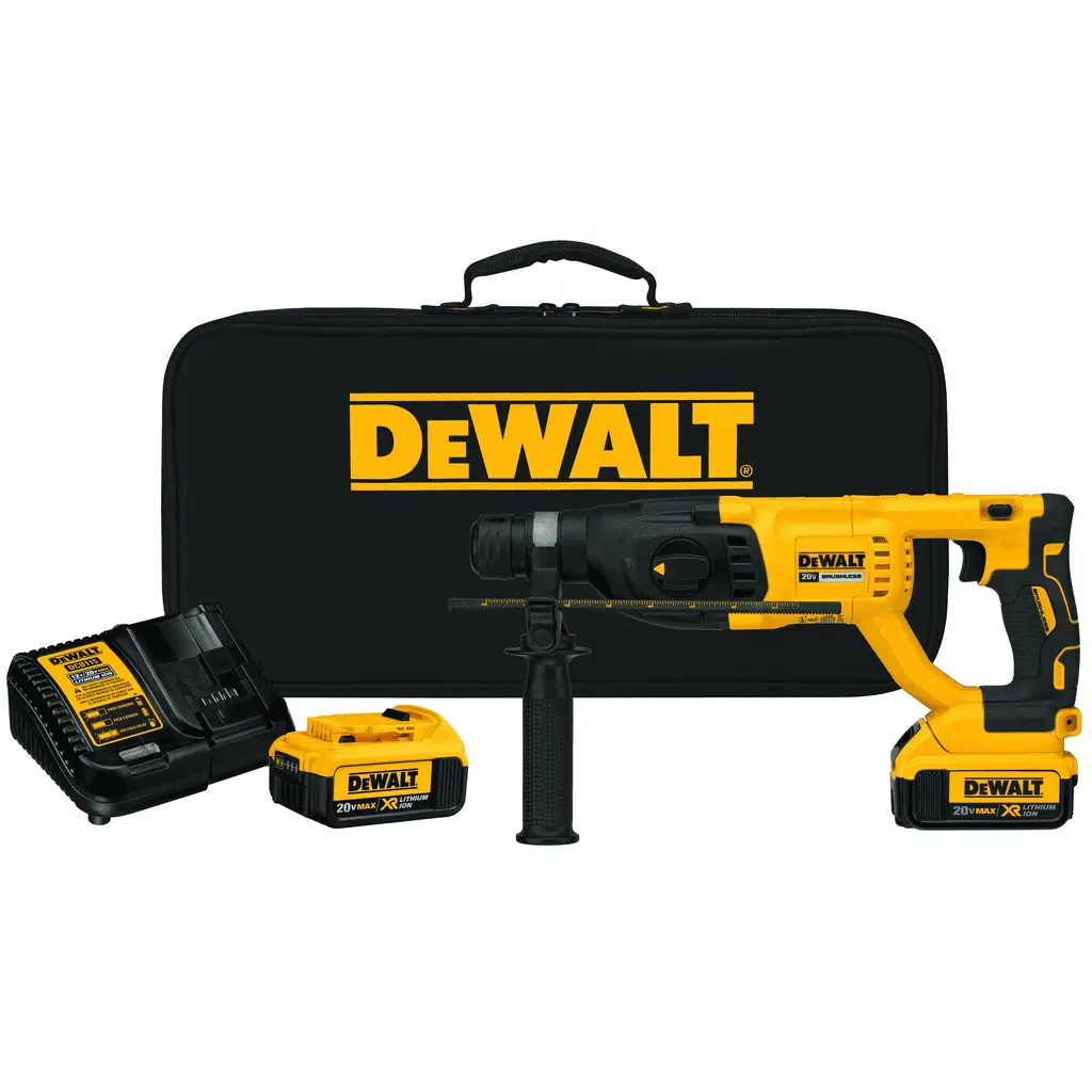 DeWalt 20V MAX* SDS+ 1" Cordless D-Handle Rotary Hammer Drill Kit