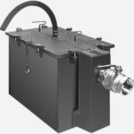 Smith 8035GT Steel Grease Interceptors with Semi-Automatic Draw Off,35 GPM Flow Rate,3” Inlet and Outlet Size