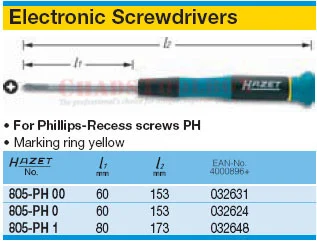 HAZET 805-PH1 ELECTRONIC SCREWDRIVER