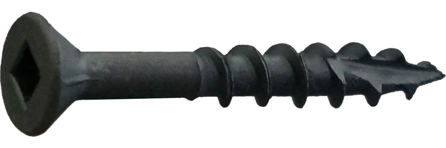 Dagger-Lok 8" x 1-5/8" Square Flat Nibs Coarse Type 17 Wood Screws - 5000 Qty