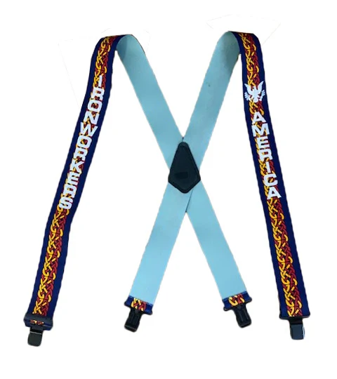 AAT-2003-2_1200x1200.webp Suspender AAT-2003 Tribal Pattern - IRONWORKERS & AMERICA Suspenders - Made in USA