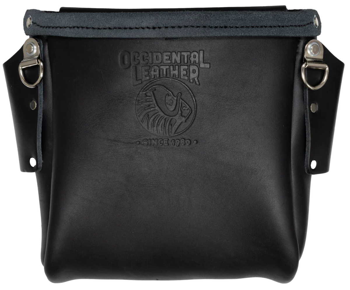 Occidental Leather B9920 Iron Worker's Leather Bolt Bag - Black