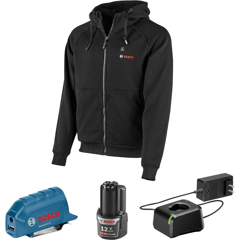 Bosch-GHH12V-203XLN12_01_f4d601ef-817e-4a09-b589-b62f8ec029ed.webp Bosch GHH12V-203XLN12 12V Max Heated Hoodie Kit with Portable Power Adapter - Size 3X Large