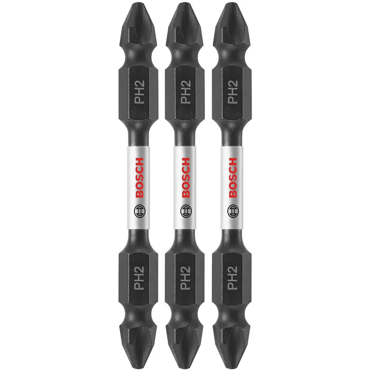 Bosch ITDEPH22503 3 pc. Impact Tough 2.5 In. Phillips #2 Double-Ended Bits