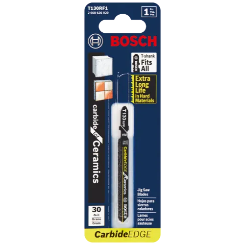 Bosch-T130RF1-1_1200x1200.webp BOSCH T130RF1 3-1/4" 30 Grit Carbide Edge for Ceramics T-Shank Jig Saw Blade