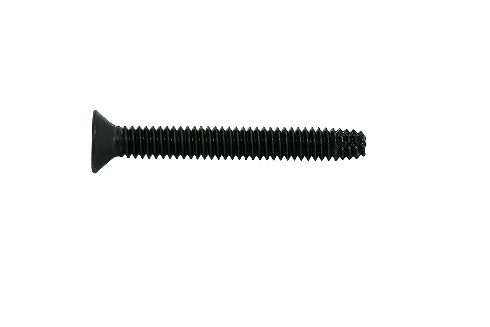 CXM655PFL_1_1200x800.webp Muro 1/4" x 2" (6 mm x 55 mm) Coarse Thread Screw, Flat Head, Torx 30 Drive, Type F Screw Tip, Black Phosphate - 1200 Pcs