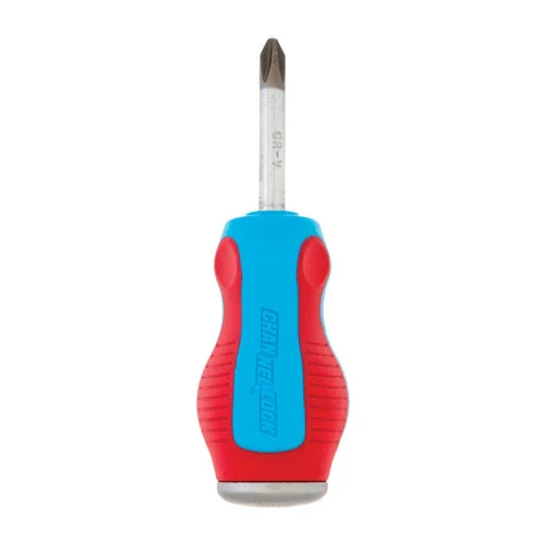 Channellock P201CB Phillips#2x1.5" Stubby Screwdriver - Magnetic Tip - Code Blue