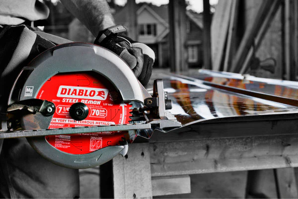 Diablo 7-1/4" x 70-T Steel Demon Carbide-Tipped Saw Blade for Metal