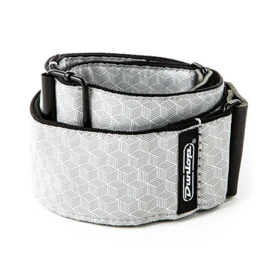 JACQUARD CUBE HATCH LIGHT GREY STRAP