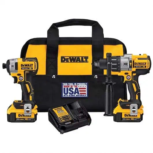 DeWalt 20V MAX* XR‚ Brushless Impact Driver and Hammer Drill Combo Kit