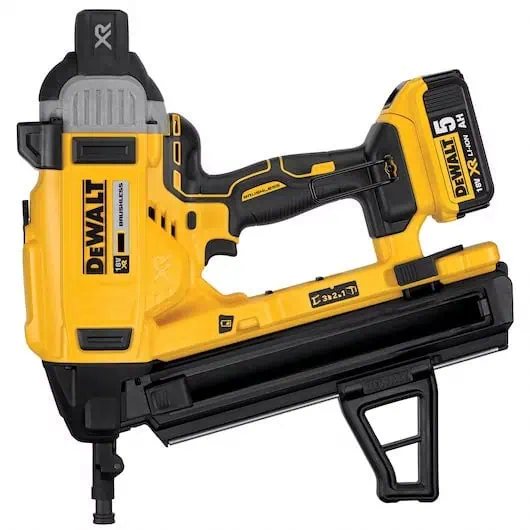 DeWalt 20V MAX* XR Cordless Concrete Nailer Kit