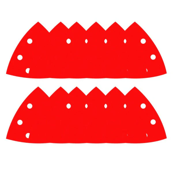 Diablo DCT334ASTH12G 3-3/4 in. Oscillating Detail Triangle Sanding Sheet Assorted Pk