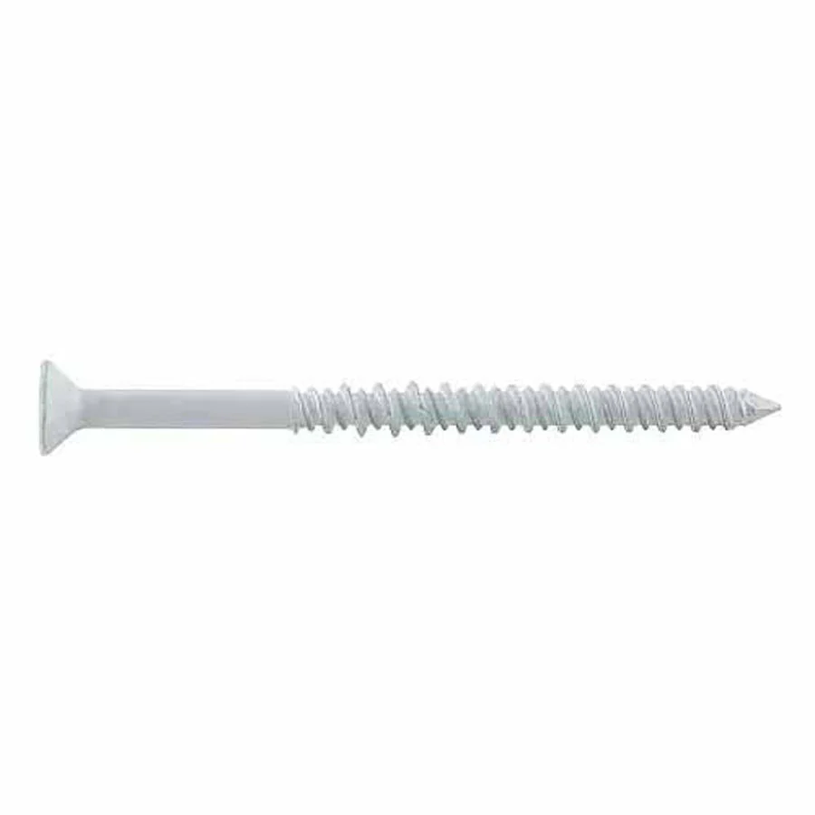 DeWalt 1/4" x 2-3/4" UltraCon+ Star Flat Trimfit Head Concrete Screw Anchors, White Stalgard - 1000 Qty