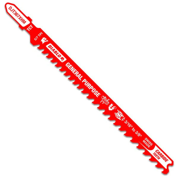 DJT367XHM_1200x1200.webp Diablo DJT367XHM 5-1/4 in. 5/7 TPI Carbide T-Shank Jig Saw Blade for General Purpose Applications