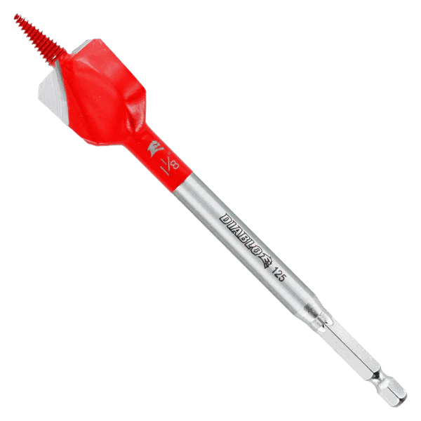 Diablo 1-1/8" x 6" Demo Demon Spade Bit for Nail-Embedded Wood