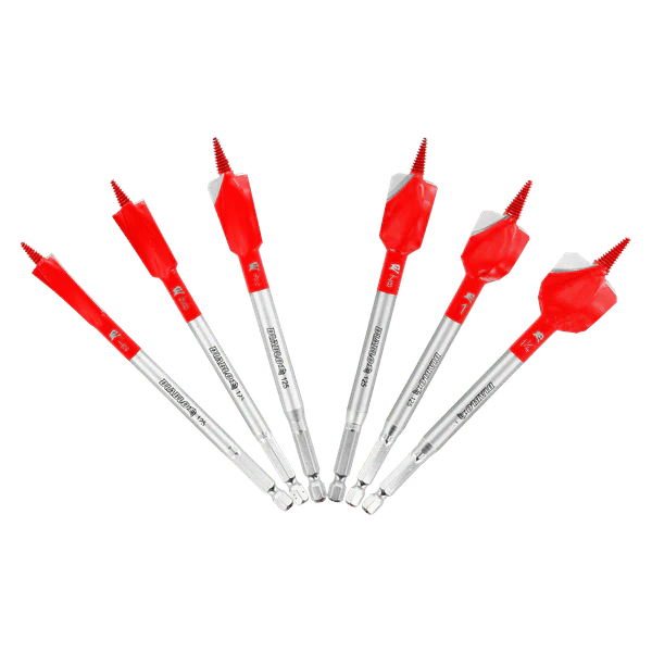 Diablo Demo Demon Spade Bit Set for Nail-Embedded Wood - 6 Pcs