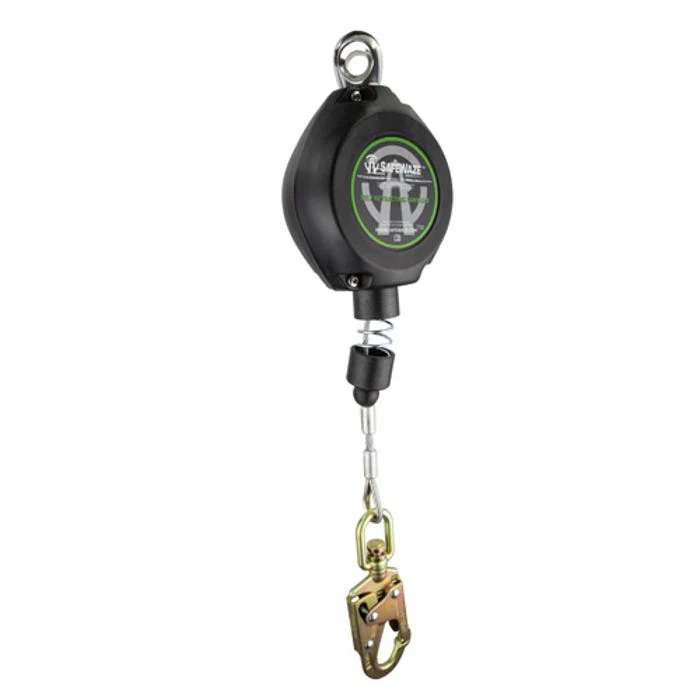 Safewaze 11 ft Cable Class A Self-Retracting Lifeline with Snap Hook