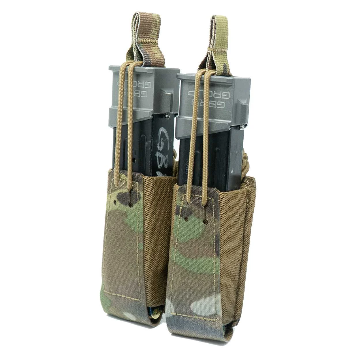 GBRS Group Double Pistol Magazine Pouch - Bungee Retention