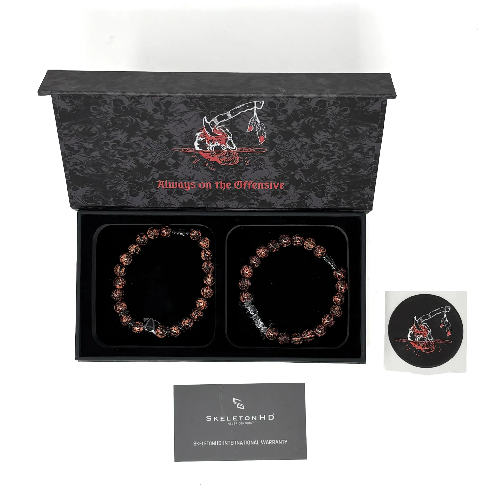 GBRS Group x SkeletonHD Always On The Offensive Beaded Bracelet