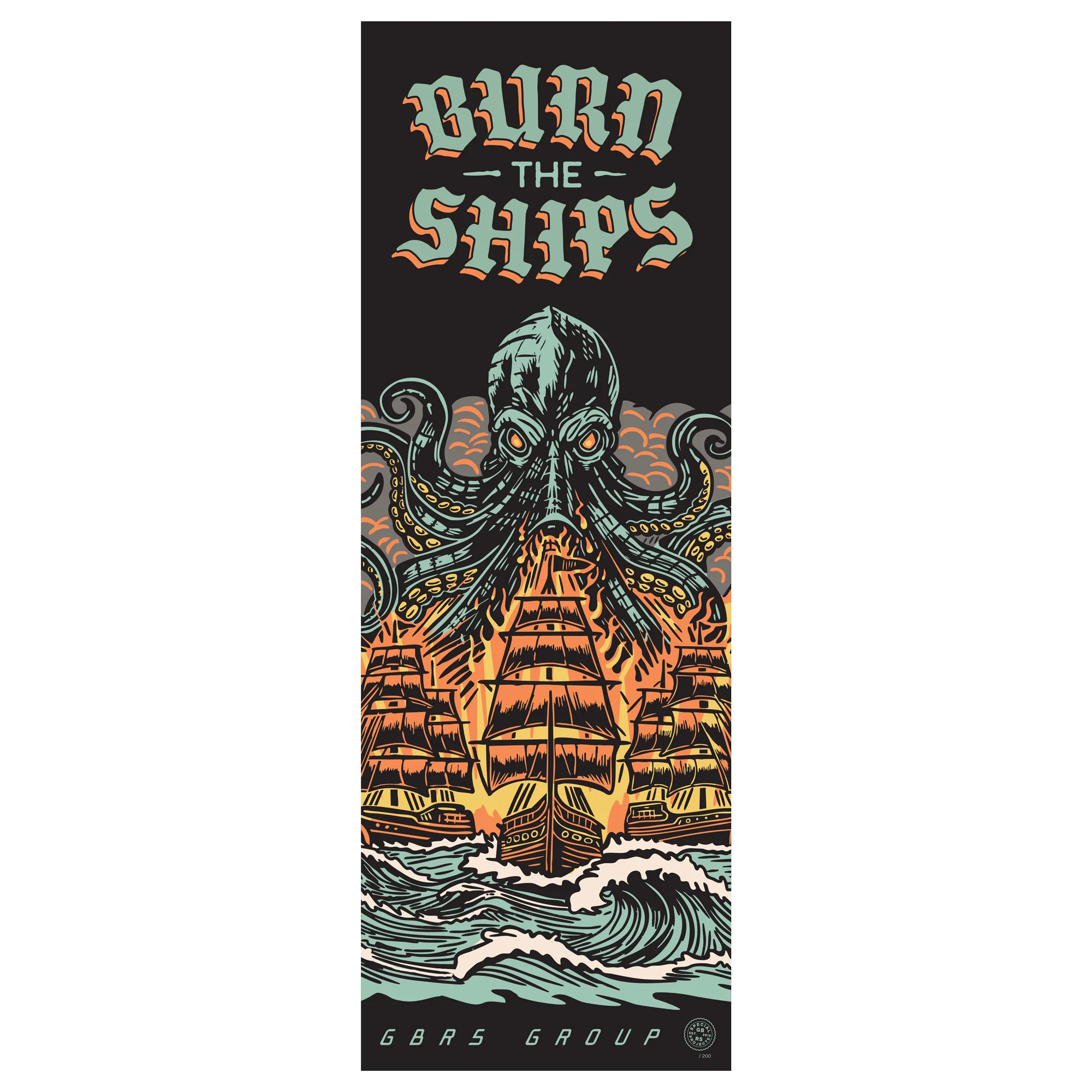 GBRS Group Burn The Ships Canvas Print