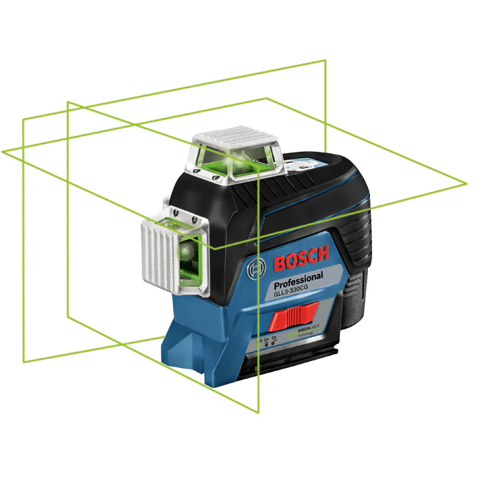GLL3330CG-Bosch_1200x1200.webp BOSCH GLL3-330CG-B 360-Degree Green Beam Three-Plane Line Laser Level with 2 Batteries