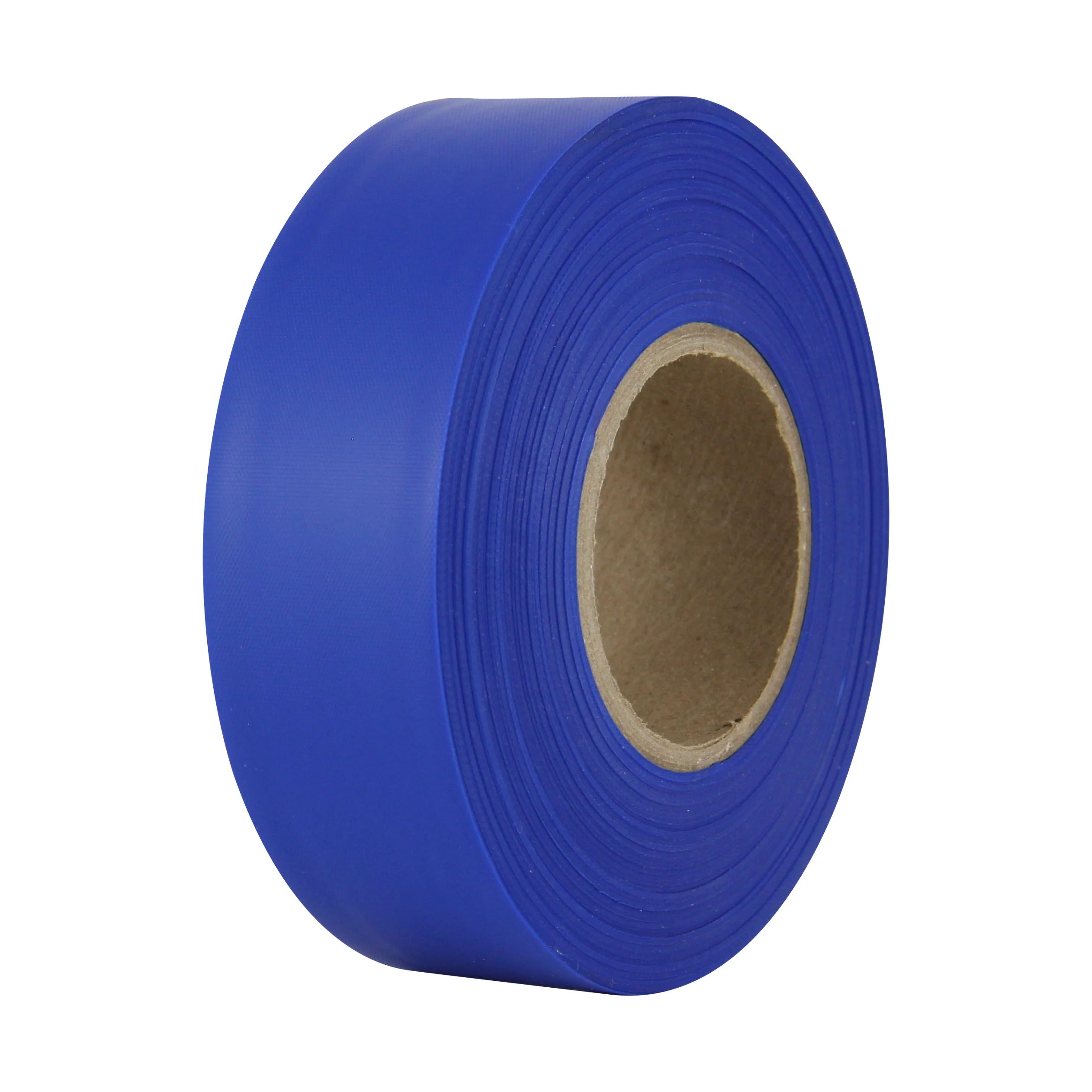 Intertape 6884 FLAG RIBBON 2.5 mil Taffeta Finished PVC with No Adhesive - 6884 Blue 1-3/16" X 100YD PL-P144