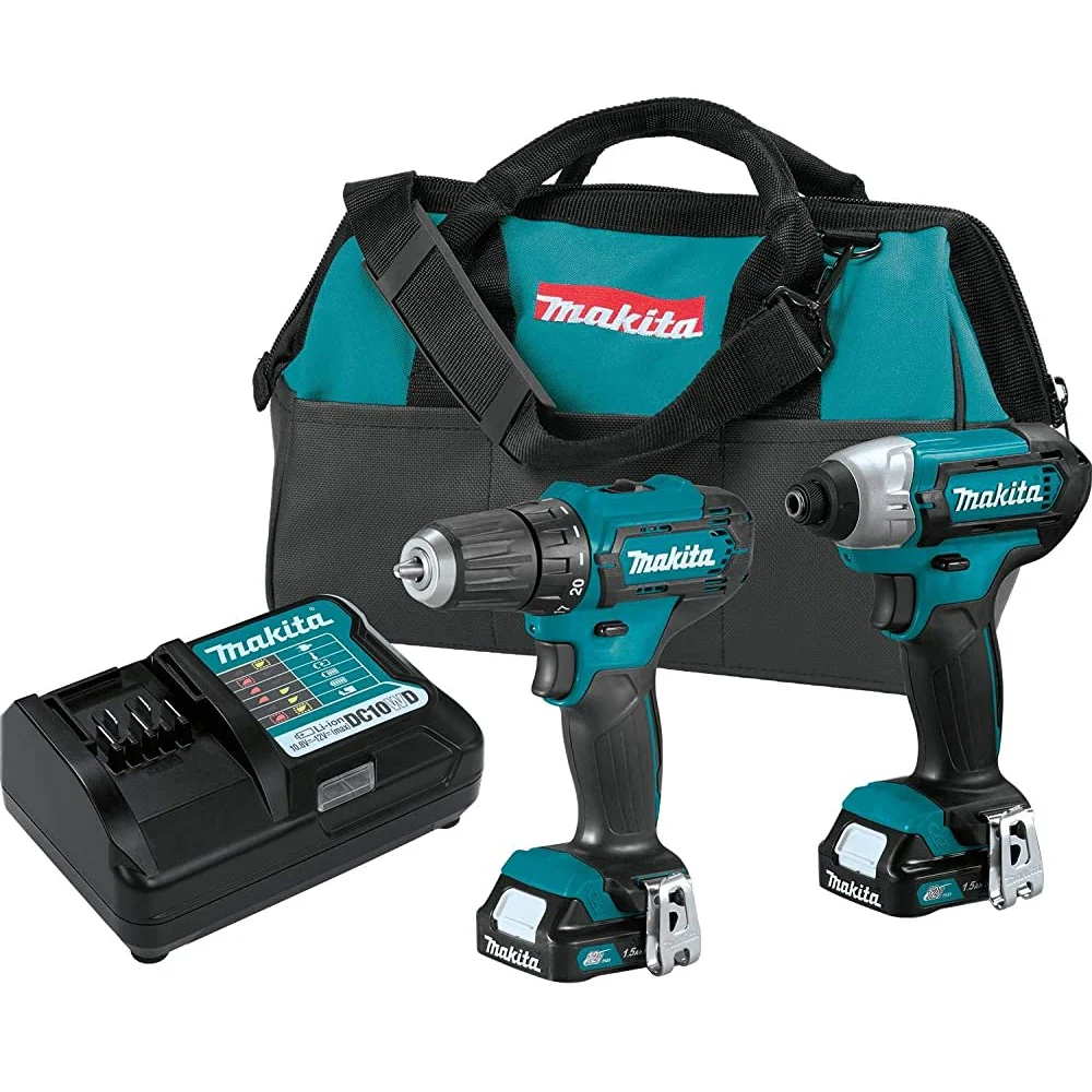 Makita CT232 12V max CXT Lithium-Ion Cordless 2-Pc. Combo Kit (1.5Ah)