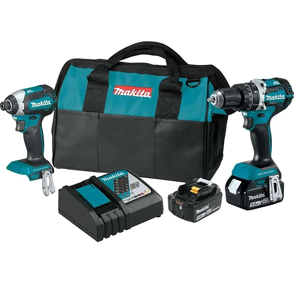Makita XT269T 18V LXT Lithium-Ion Brushless Cordless 2-Pc. Combo Kit (5.0Ah)