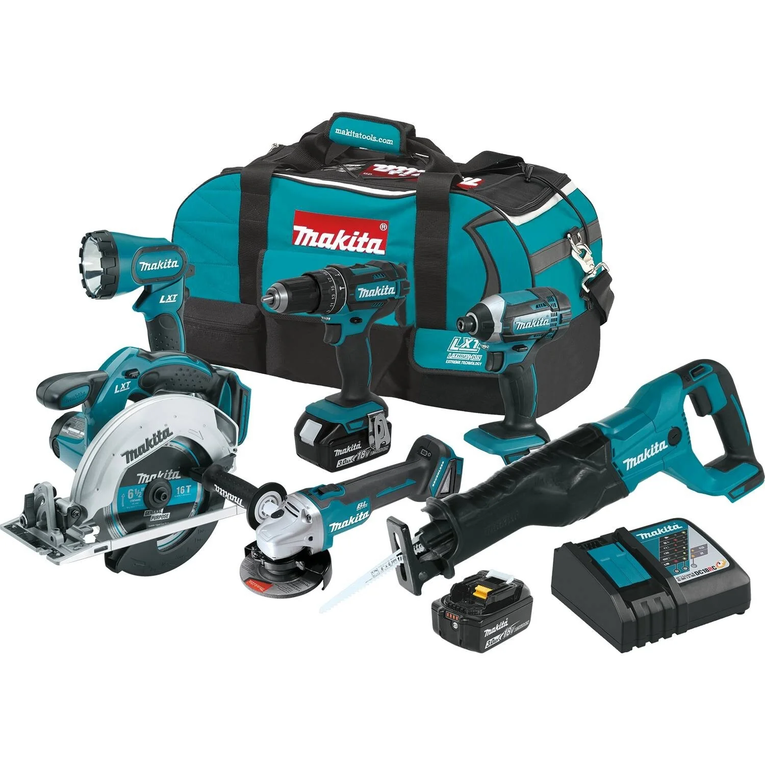 Makita-XT610_01_8b81858e-370a-4301-9710-4aa4f2ec88ac.webp Makita XT610 18V LXT Li-Ion Cordless 6-pc Tool Combo Kit (3.0Ah)