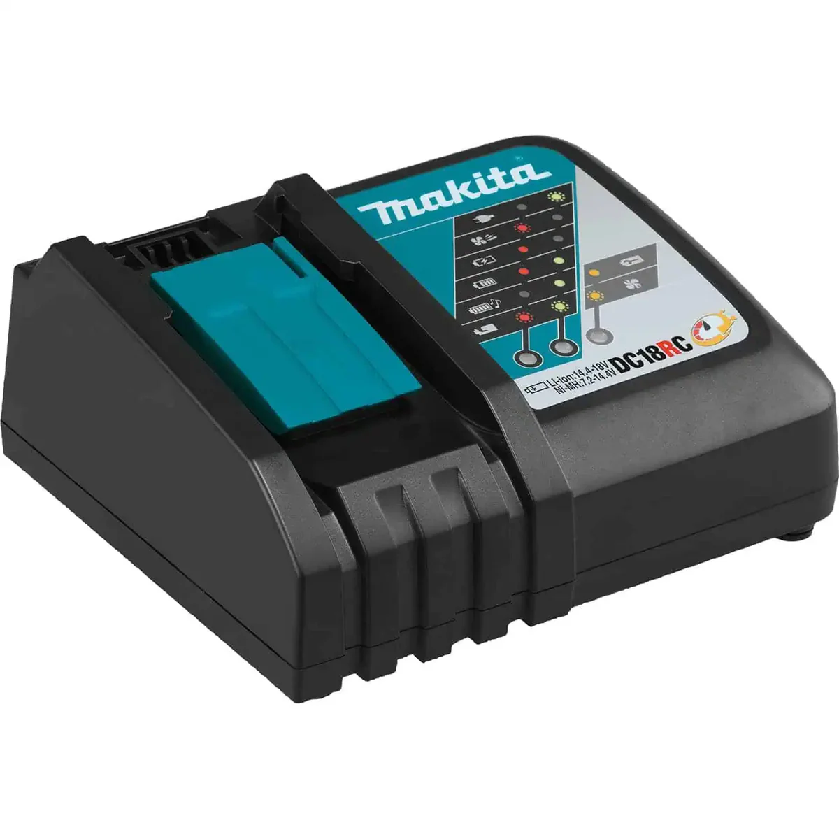 MakitaDC18RCProductShot_1200x1200.webp Makita 18V LXT‚ Lithium-Ion Single-Port Rapid Optimum Charger