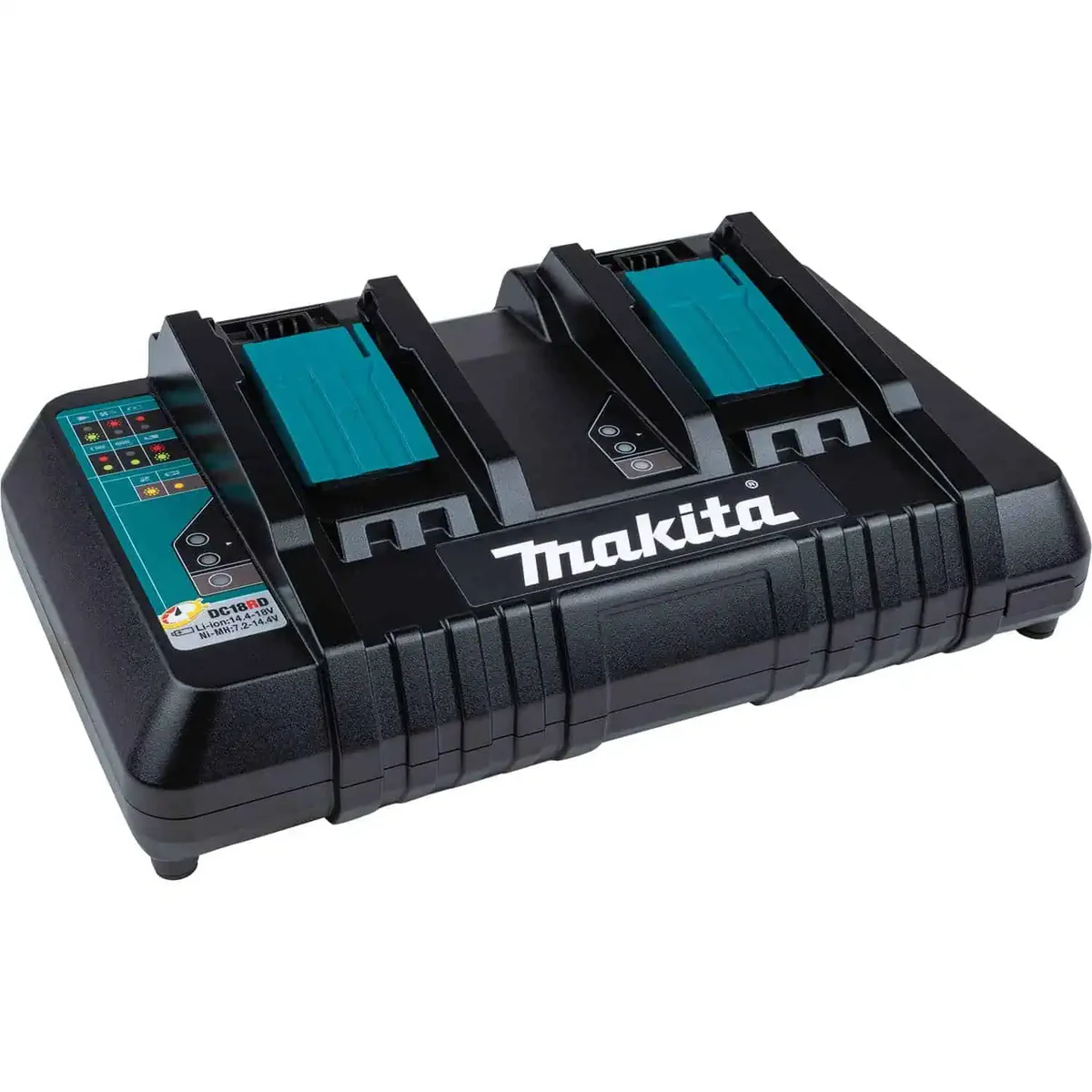 MakitaDC18RDProductShot_1200x1200.webp Makita 18V LXT‚ Lithium-Ion Dual Port Rapid Optimum Charger