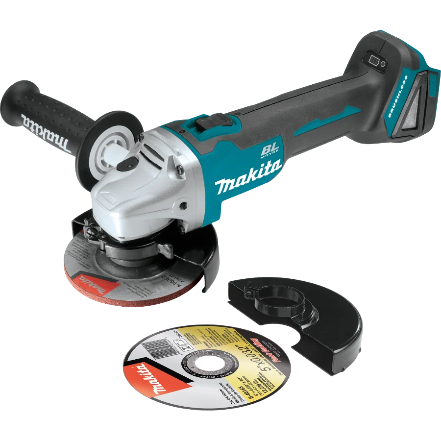 Makita XAG04Z 18V LXT Lithium‑Ion Brushless Cordless 4‑1/2” / 5" Cut‑Off/Angle Grinder (Tool Only)
