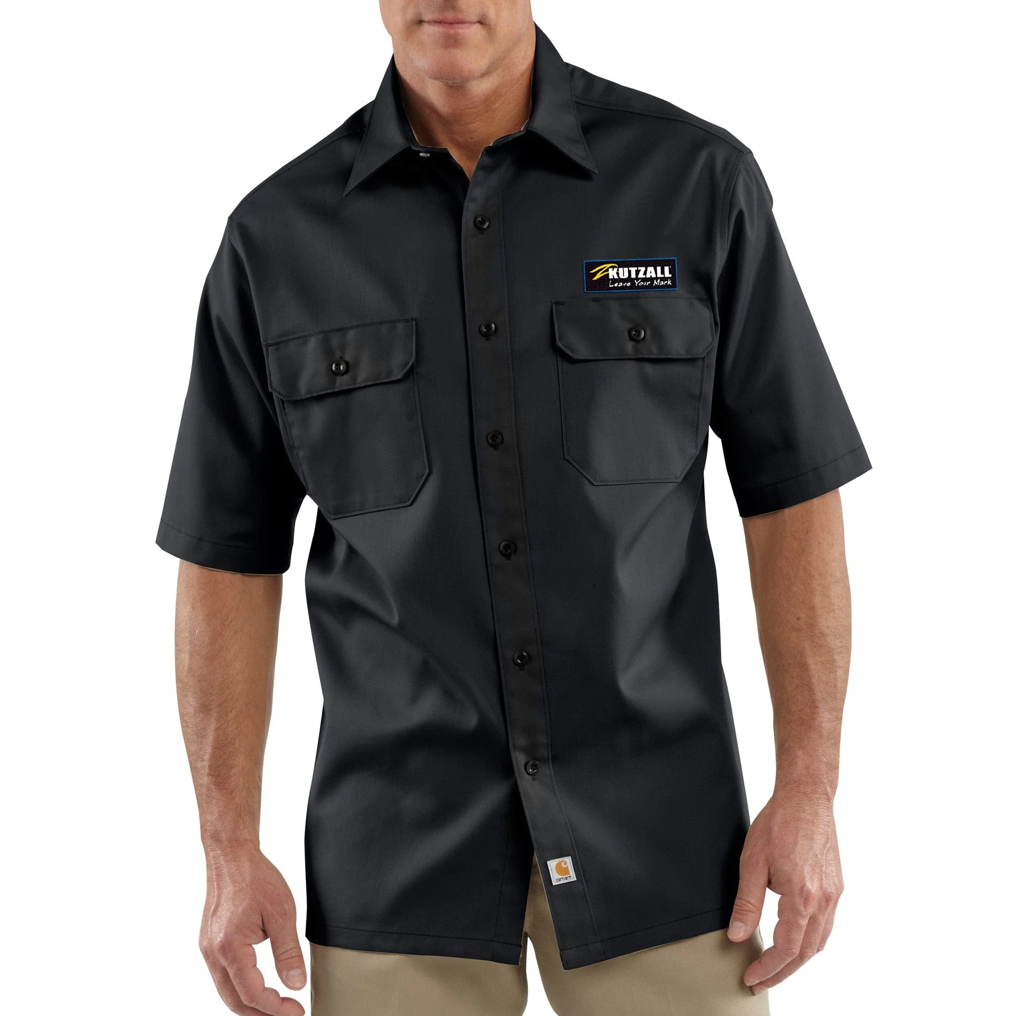 Mens_Twill_Workshirt_Patch.webp Men's Carhartt Twill Work Shirt w/ Patch