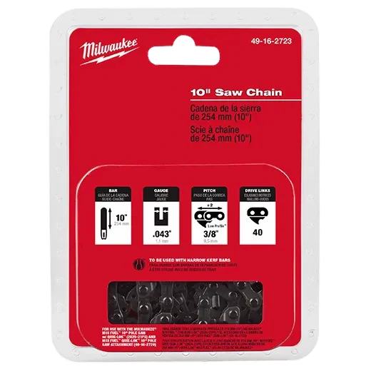Milwaukee 49-16-2723 10" Saw Chain