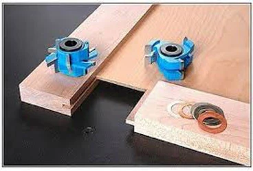 ADJUSTABLE MISSION/SHAKER STYLE 2PC RAIL & STILE CABINET DOOR SHAPER CUTTER SET FOR 3/4" TO 1" MATERIAL