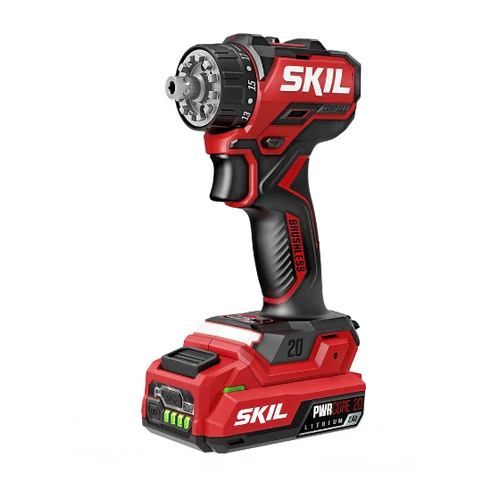 SKIL_QD6293B-10_1200x1200.webp SKIL QD6293B-10 20V Installation Drill Kit with 4 Attachments, 20V 2.0Ah USB-C Battery and 45W PD Charger