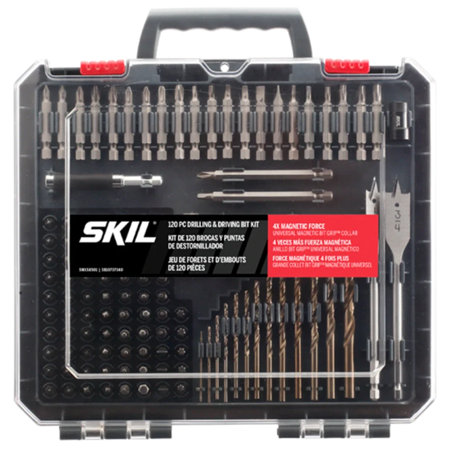 SKIL_SMXS8501_1200x1200.webp SKIL SMXS8501 120pc Drilling and Screw Driving Kit w/ Bit Grip
