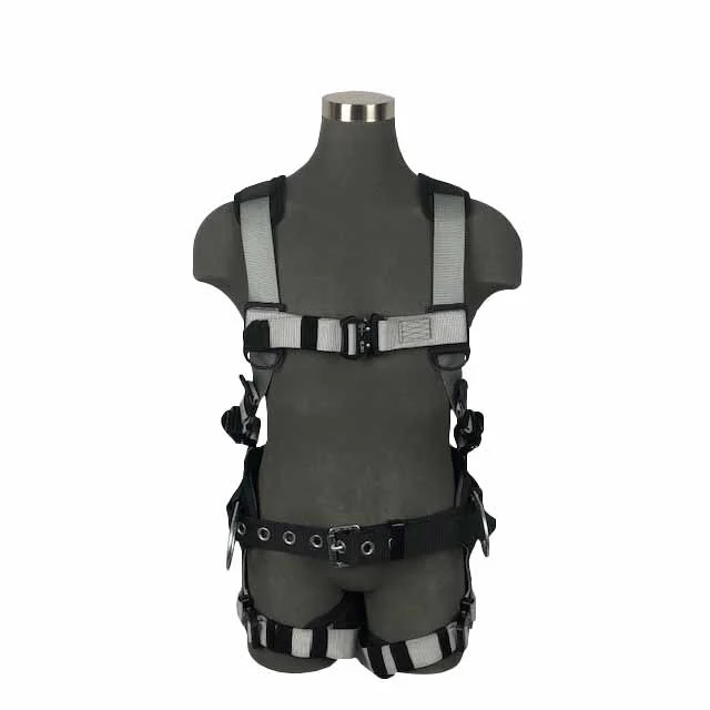 Safewaze 021-1577 (PCS) Construction Harness 3D Steel, Alu Quick-Connect Chest, Alu Quick-Connect Legs & Sub Pelvic Cover (S)