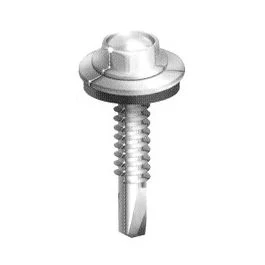 #12-14 Impax™ Hex Washer Head, Self-Drilling Fastener with EPDM Washer (Full Carton Quantity)