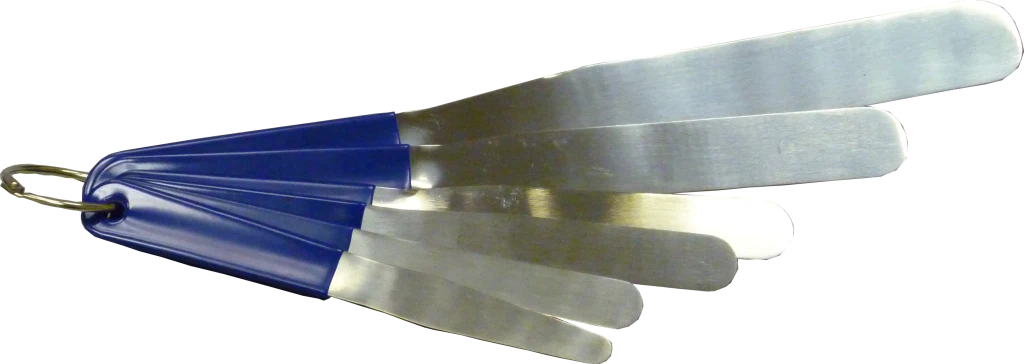 Slick-1-1024x364_1200x1200.webp Newborn A-SLICK-1 Set of Stainless Steel Straight Spatulas (5 per Set)