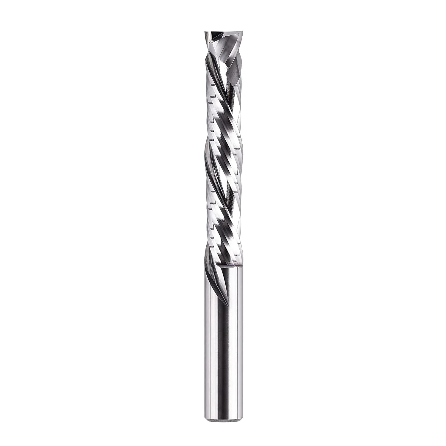 SpeTool5inchesextralongcompressionrouterbit_3.webp SpeTool W02012 Compression Spiral 1/2" Dia x 1/2" Shank x 3" Cutting Length x 5" Extra Long 2 Flute Router Bit