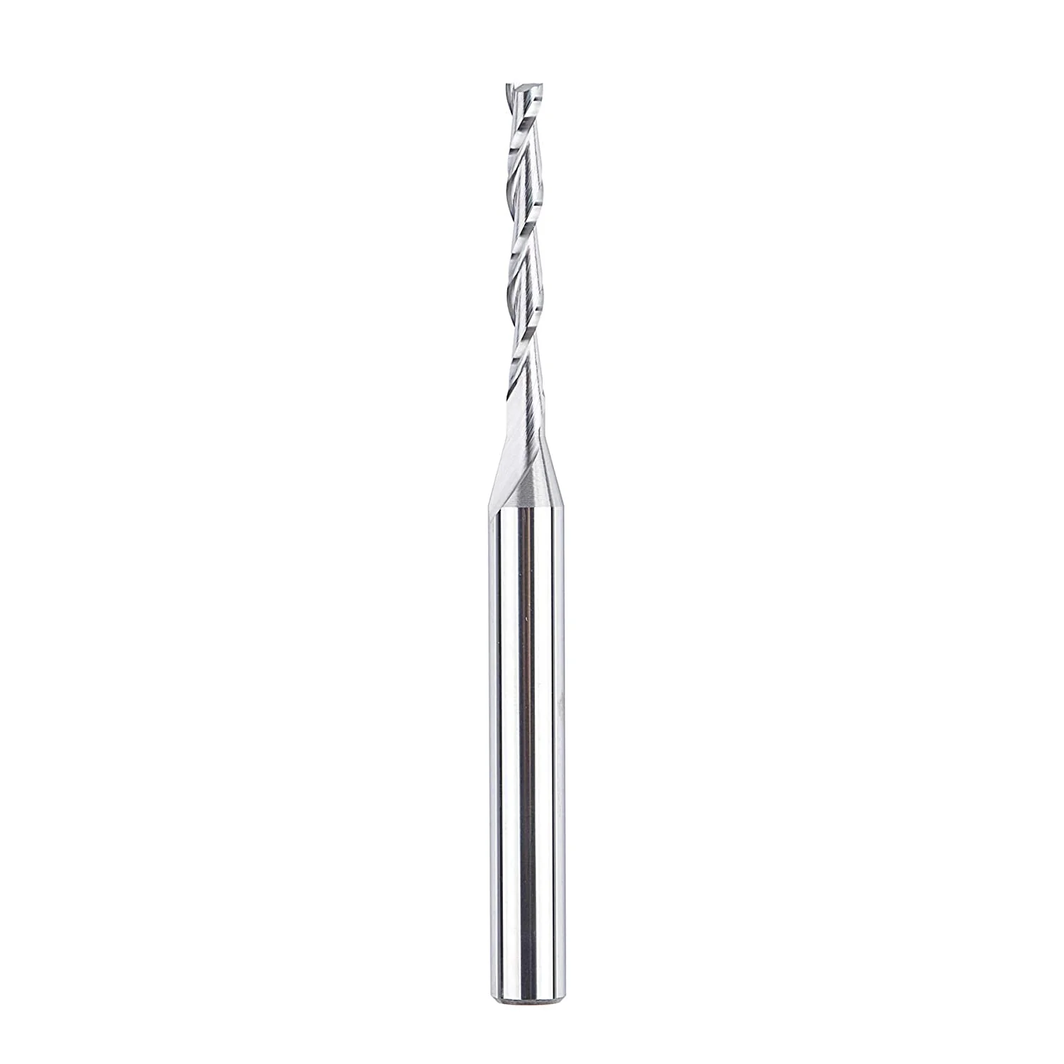 SpeToolCarbide1-8Dx1-4SHKx3InchExtraLongUp-CutRouterBit_3.webp SpeTool W04017 SC Spiral Plunge 1/8" Dia x 1/4" Shank x 1" Cutting Length 3" Extra Long 2 Flute Up-Cut Router Bit