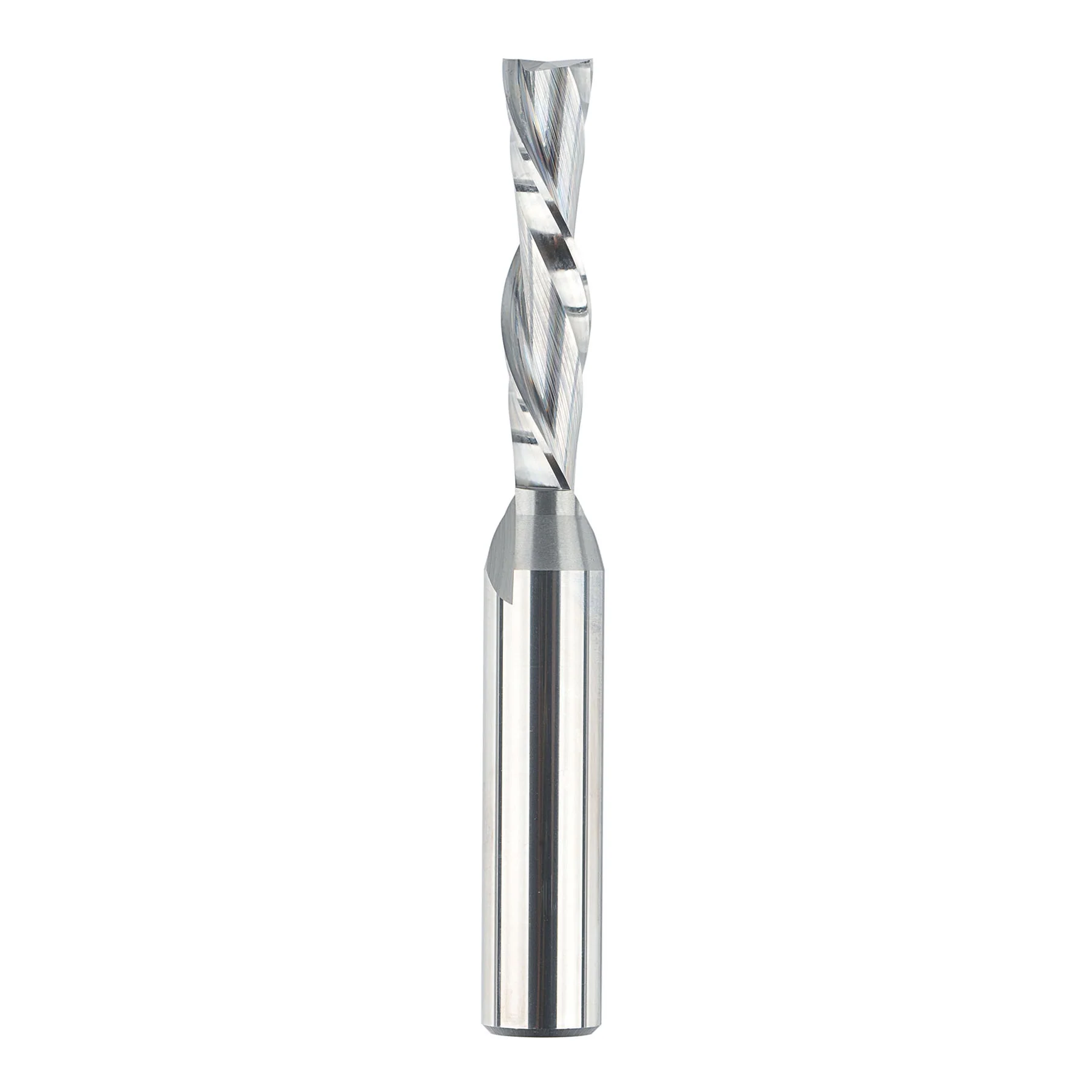 SpeToolDowncut38Diam12SHK4ExtraLongRouterBitforWoodSmallCut_1.webp SpeTool W04009 SC Spiral Plunge 3/8" Dia x 1/2" Shank x 1-3/4" Cutting Length 4" Extra Long 2 Flute Down-Cut Router Bit