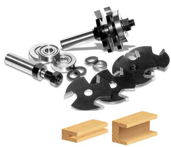 MULTI 3-WING SLOT CUTTER ROUTER BIT SET