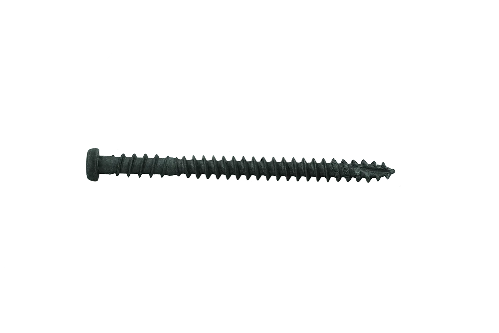 Muro #10 x 2-1/2" Coarse Thread Screw, Trim Head, Torx 20 Drive, Sharp Point Screw Tip, Ceramic Coating, Gray Coil - 900 Pcs